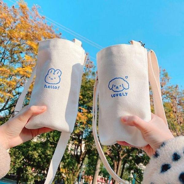  패브릭컵홀더 미니에코백 드링크백 텀블러가방 커피홀