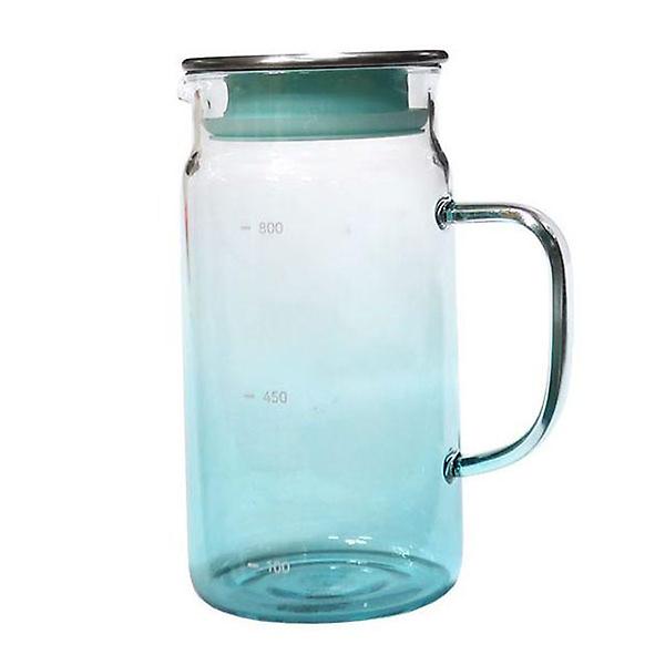  마린 그라데이션 물병 유리 물통 워터저그 900ml 블루