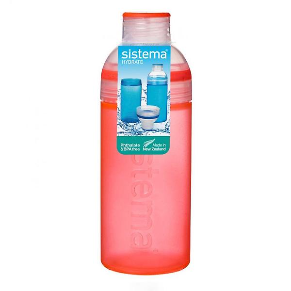  스크류 탑 트리오 물병 580ml (레드) 운동 헬스