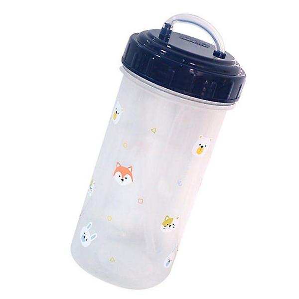  실리콘 빨대물병 애니멀 500ml