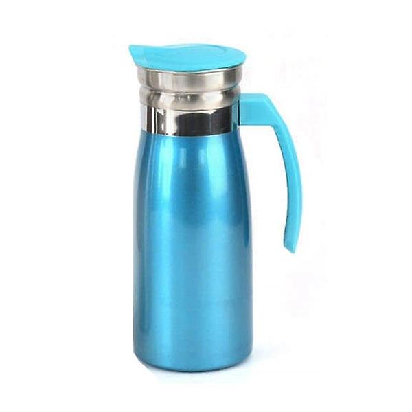  업소용 손잡이 웰빙 스텐 물병(컬러) 1000ml