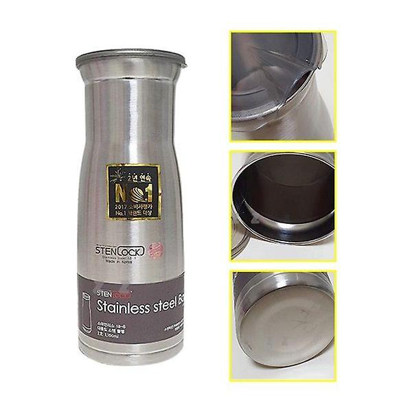  스텐 물병 2호 1100ml 가정용 업소용 냉장고 물통