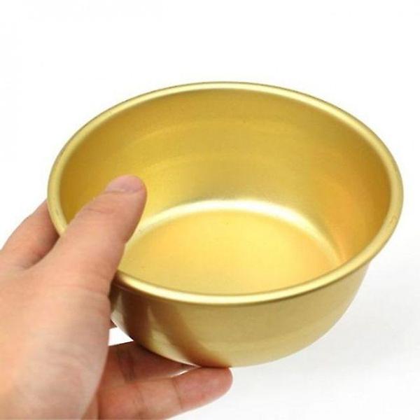  술잔 동동주 막걸리그릇 막걸리잔 양은 노란 사발 탁