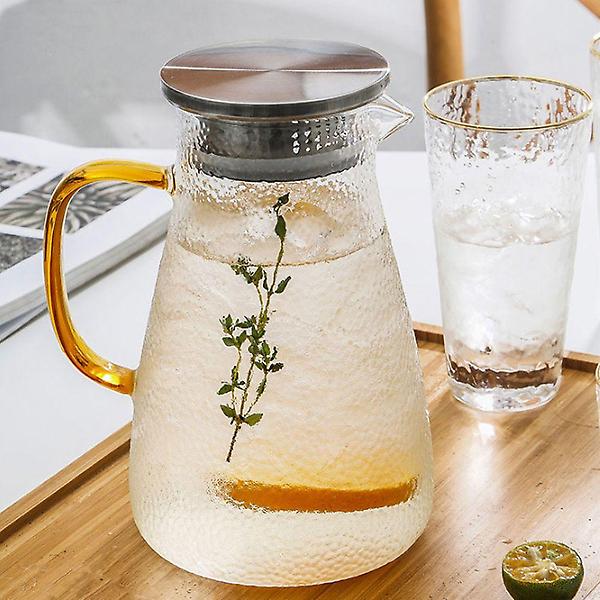  (로하티) 해머글라스 내열유리 물병 냉장고 저그 1.5L