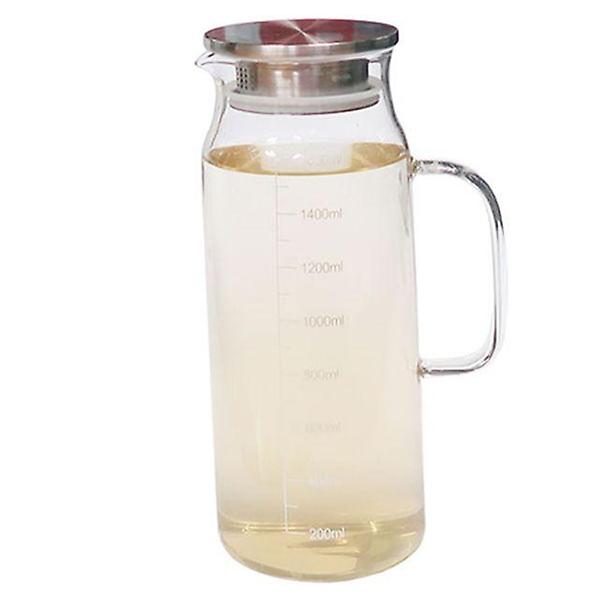  마카 물병 물통 가정 냉장고 물병 내열유리 보틀 1.6L