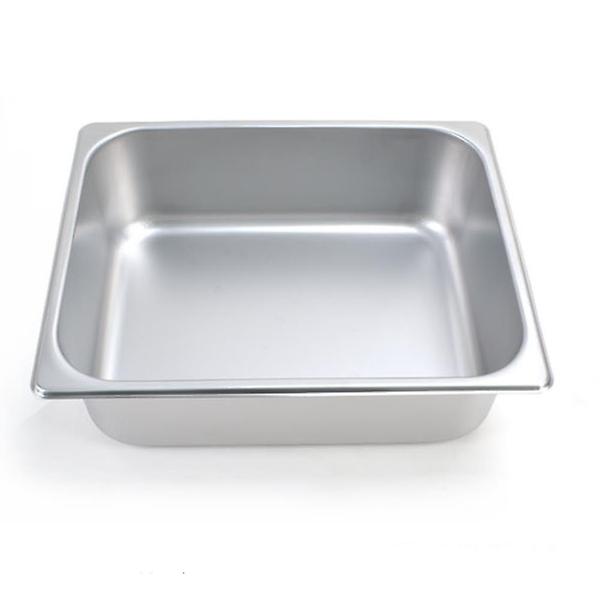  깊은 사각 반찬 용기 1/2호 스텐밧드하부 6in(뚜껑X)