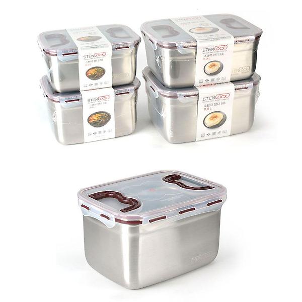  스텐 304 밀폐용기 김치통 반찬통 9리터 5호