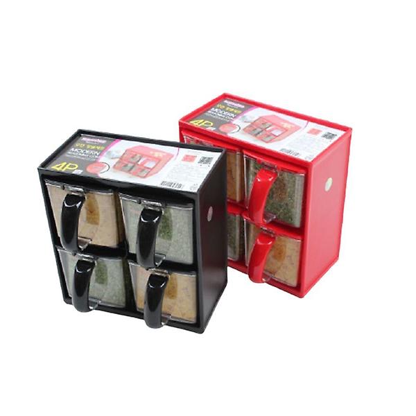  주방 모던 인테리어 디자인 소스 양념통 4P 세트