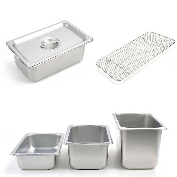  높이 10cm 4분의1 십자 받침 스텐 밧드 바트 뚜껑포함