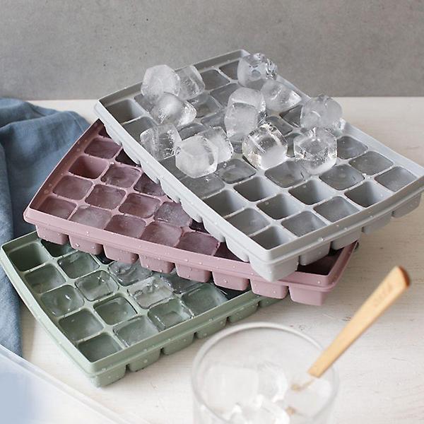  40구 실리콘 아이스 몰드 용기 뚜껑 큐브 얼음통 마늘