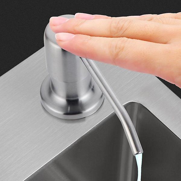  HWA 실버 싱크대 매립형 디스펜서 세제통