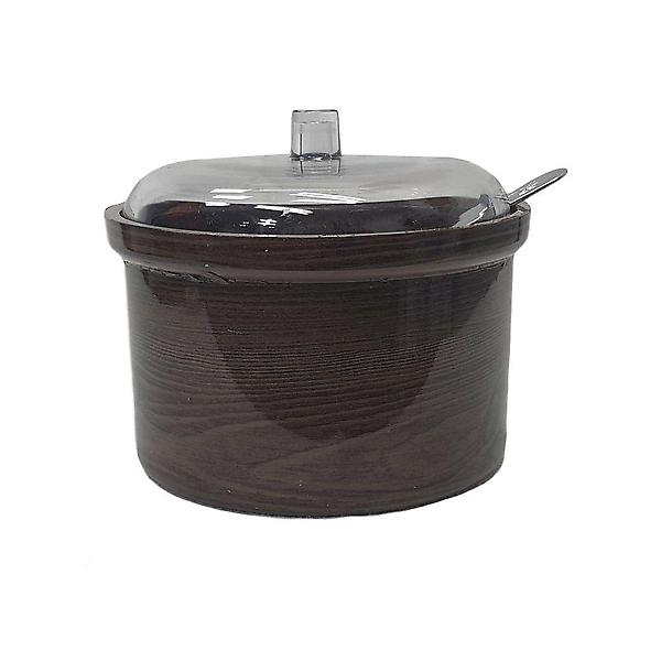  옹이 나무무늬 업소용 양념단지 3호