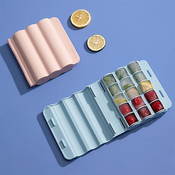  뚜껑 15 구 아이스 트레이 얼음틀 일체형 실리콘