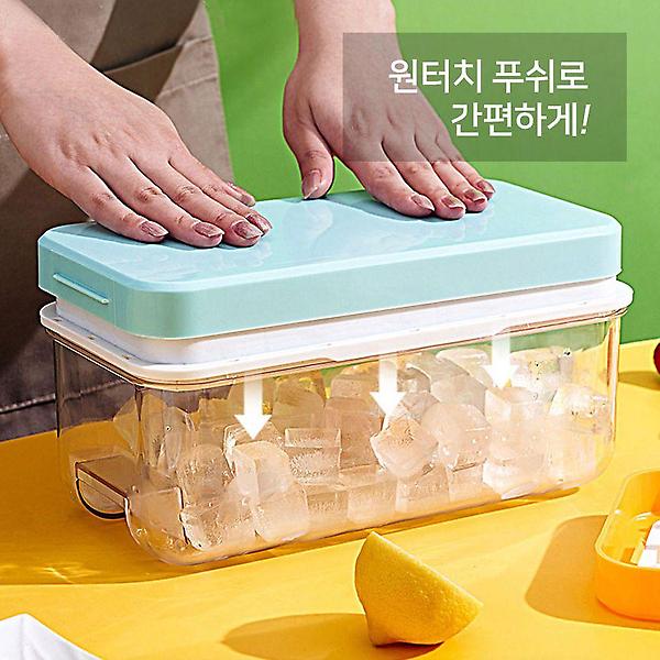  식약처인증 32구 실리콘 푸쉬 얼음트레이