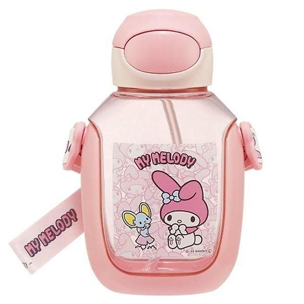  마이멜로디 숨바꼭질 원터치 빨대물통 530ml 물병
