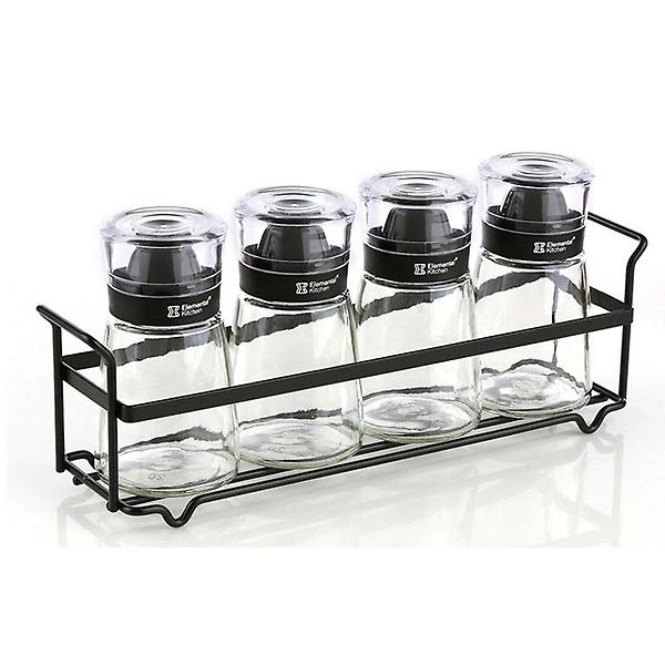  시노글라스 다용도 양념병 160ml 5P 세트 거치대포함