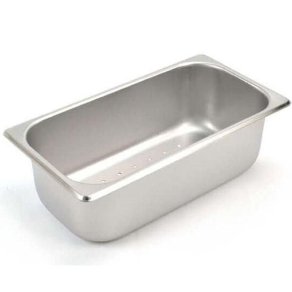  스텐 밧드 타공 트레이 업소 야채 받드 밧트 1/3 6in