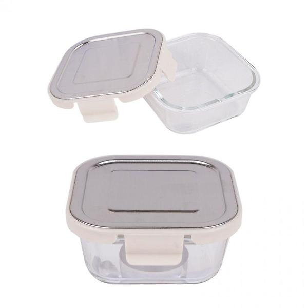  내열 스텐 2호 밀폐용기 정사각 520ml