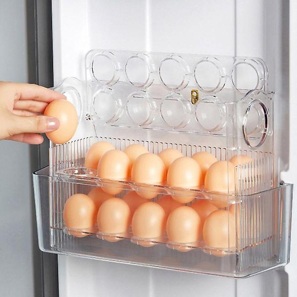  달걀 계란 에그 트레이 냉장고 보관 3단 30개 정리함