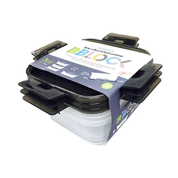  밀폐 용기 반찬통 냉장고 정리용기 보관통 직350ml 3P