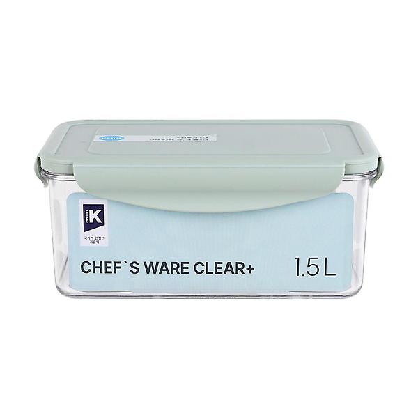  클리어 플러스 셰프웨어 직사각 밀폐 용기 1.5L