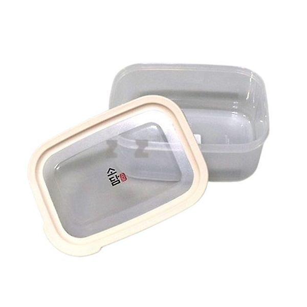  직사각 밀폐 반찬통 1300ml 5호 전자렌지가능 보관통