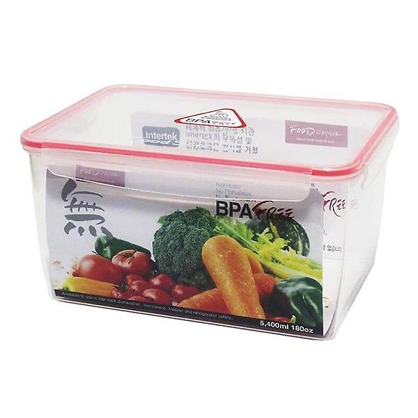  참좋은 투명 밀폐용기 5.4L 직사각 보관 위생 대용량