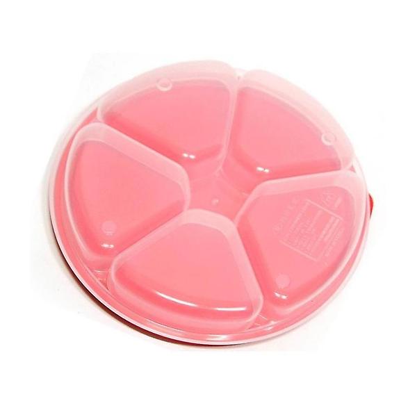  원형 밀폐용기 찬합-5칸형 냉장고수납용기 플라스틱통