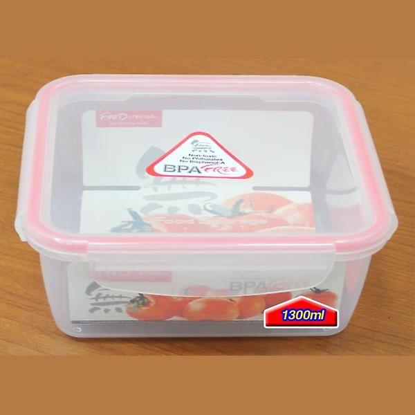  플라스틱 밀폐용기-1300ml 냉동실보관용기 냉장고용기
