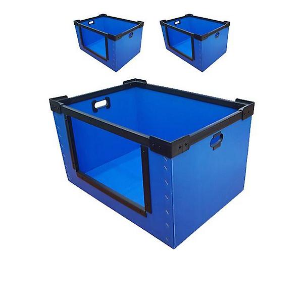  물건을 꺼내고 넣기 쉬운 대 사이즈 물류박스 X 3개입