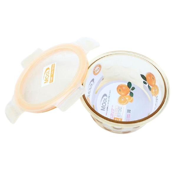  남은 음식 반찬 보관 밀폐용기 반찬통 원형 300ML