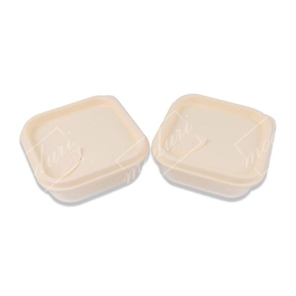 실리만 냉동용기 크림베이지 정사각 240ml 2p 밥 전자