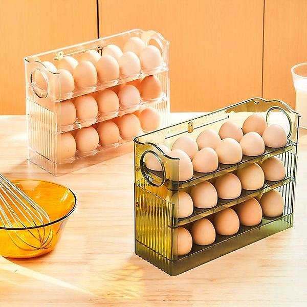  자동 폴딩 계란트레이 냉장고 수납