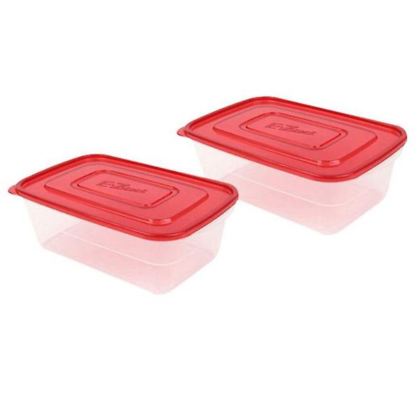  락앤락 뉴이지락 밀폐용기 2.7L 2P 직사각 눈금 반찬