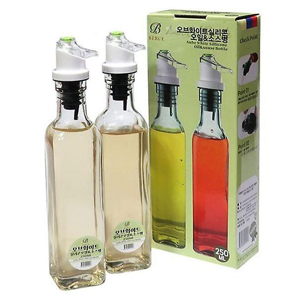  베르체 오일병 원터치 실리콘 소스 기름병 250ml 2p