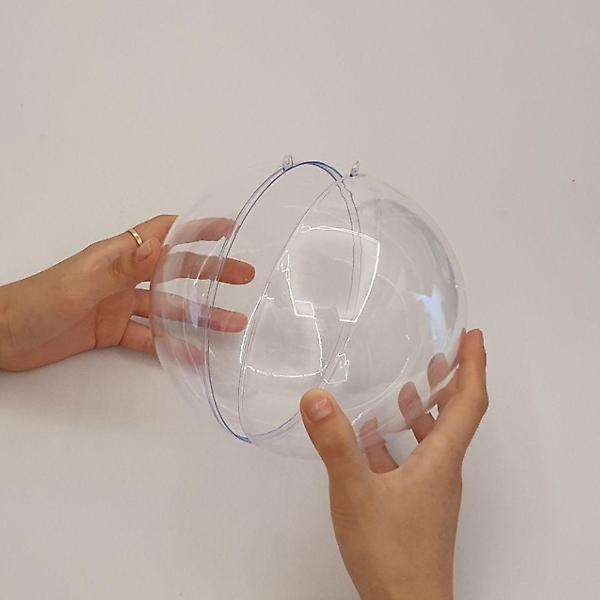  투명 플라스틱볼 원형캡슐 16cm 1P