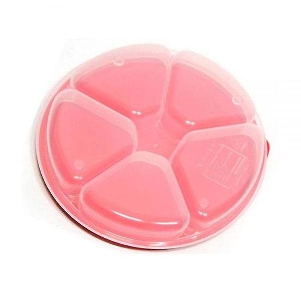  원형 밀폐용기 찬합-5칸형 곡물통 반찬용기 냉동밥