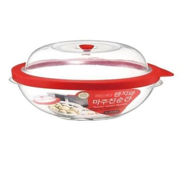  로이첸 전자렌지 용기 원형 2800ML 반찬통 보관통 DS