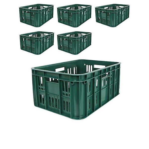  배추 절일때 사용하는 33L 플라스틱 녹색 상자 X 6개