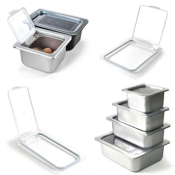  편리한 오픈 2분의1 사이즈 스텐 밧드 뚜껑 덮개 커버