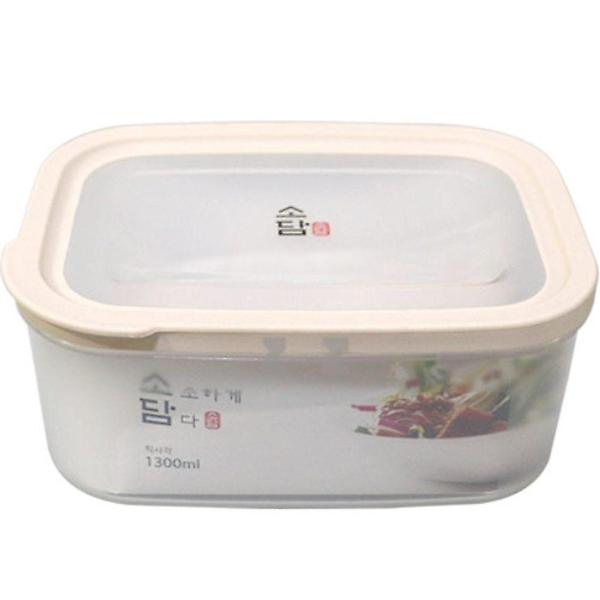  소담 밀폐용기 보관통 반찬통 냉장고 용기 5호 1300ml