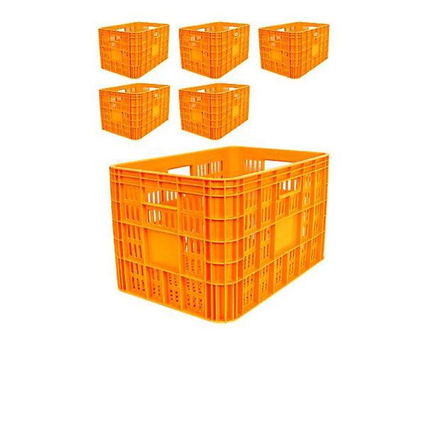  농산물 보관에 좋은 52L 노란색 배추 상자 X 6개입