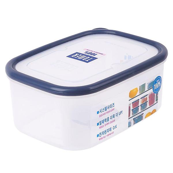  국산 냉장고 정리 토마 직사각 밀폐 용기 5호 1.2L