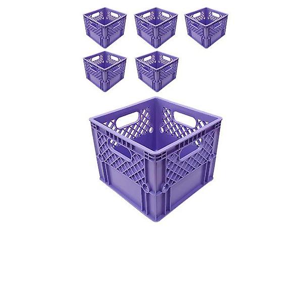  신선하게 우유 보관이 가능한 23L 보라색 상자 X 6개