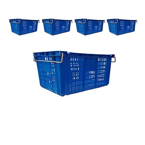  농산물 수확 및 보관에 좋은 83L 파랑색 상자 X 5개
