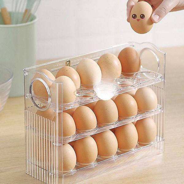  자동폴딩 계란보관함 계란트레이 냉장고 계란 보관