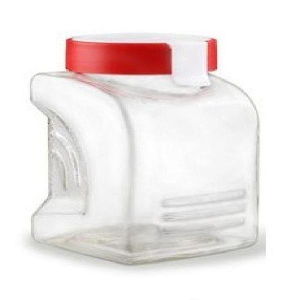  라일락 터치 밀폐용기 소 970ml 레드 1EA 밀폐통