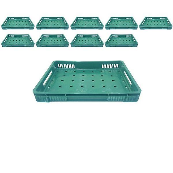  생산공장에서 사용하는 포장 두부용 녹색 상자 X 10개