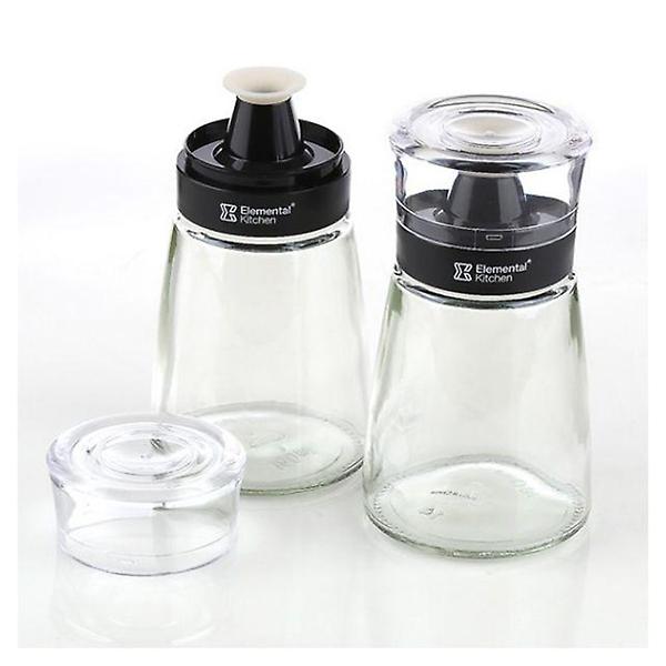  시노글라스 소스병 양념통 기름 오일병 블랙 160ml 2p