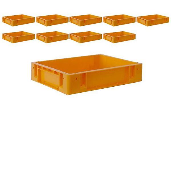  480 X 380 X 105 다단적재 가능한 노랑 상자 X 10개입